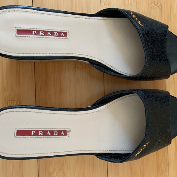Prada platform slides - Picture 1 of 4
